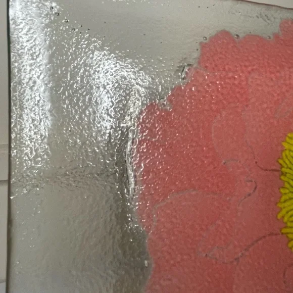 Vibrant Pink Peony Glass Art by Peggy Karr - Picture 7 of 14